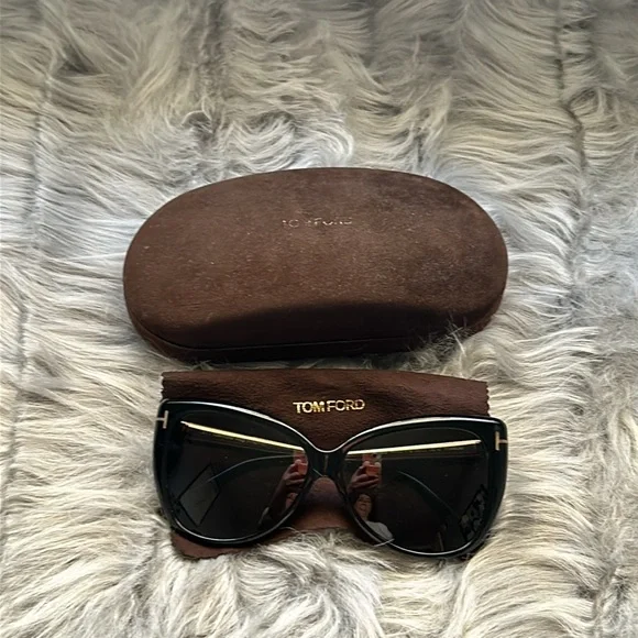 Tom Ford vintage cats eye sunglasses with velvet cover 2000s Cat Eye Sunglasses Retro TOM FORD Anastasia 303 - Etsy main image 3